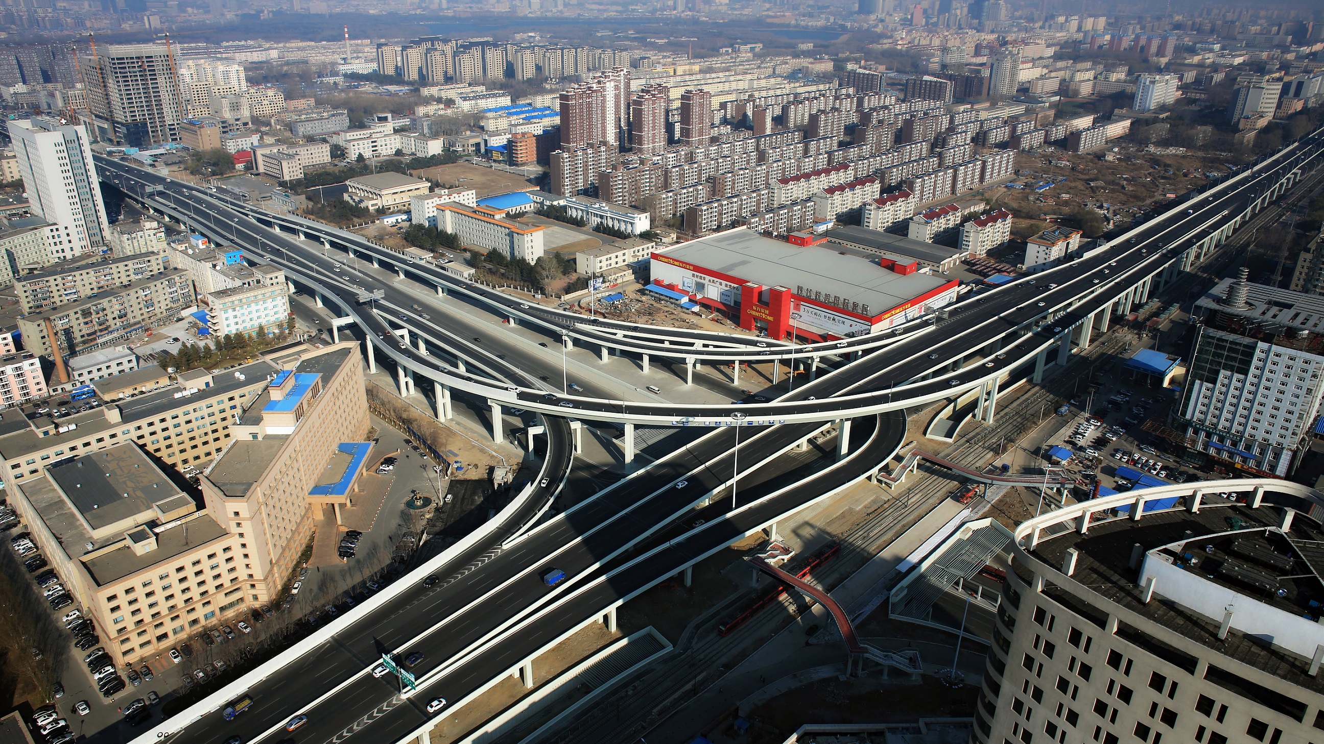 前進(jìn)大街互通立交